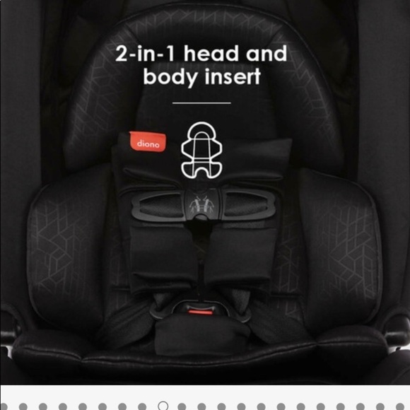 Diono Radian 3 RXT car seat 2 in 1 head and body insert - Picture 4 of 6